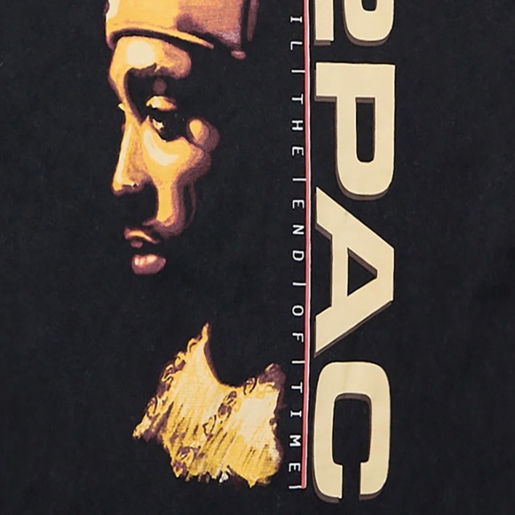 2PAC STONEWASH GRAPHIC OVERSIZED TEE - Picture 2 of 4